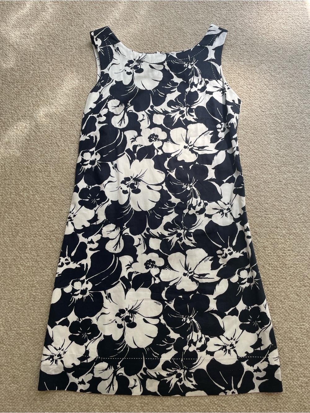 Tommy Hilfiger Navy & White Floral Midi Dress